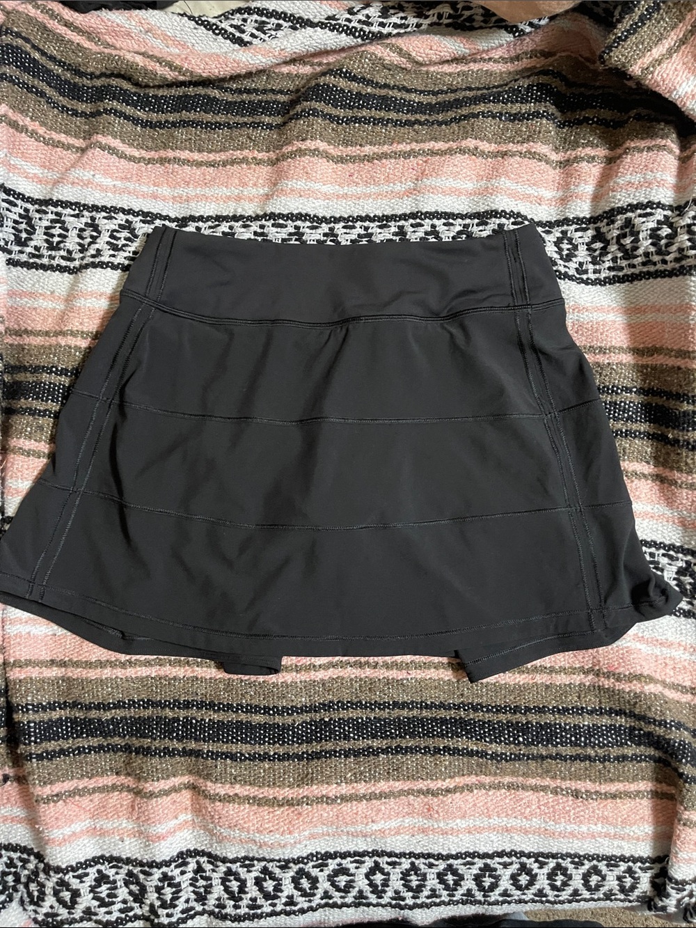 lululemon athletica Black Athletic Skort with Built-In Shorts